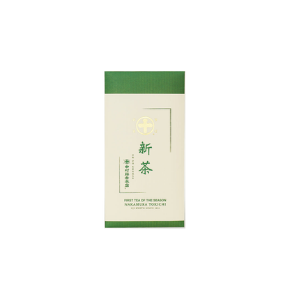 Nakamura Tokichi Shincha Matsu 50g bag on white background