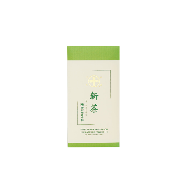 Nakamura Tokichi Shincha Take 50g bag on white background