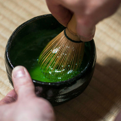 Prepared matcha tea for Nakamura Tokichi Sho no Mukashi