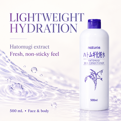 Lightweight hydration with Hatomugi extract, 500 mL