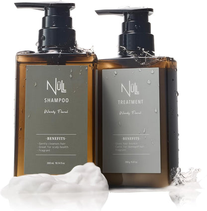 Actual NULL Woody Floral shampoo and treatment set