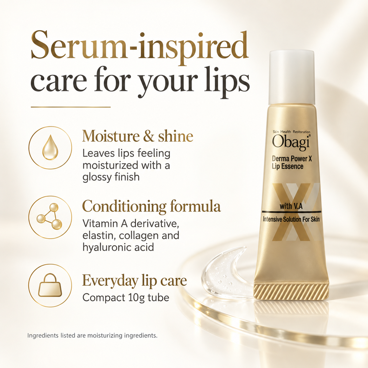 Obagi lip essence ingredientes hidratantes e características do produto