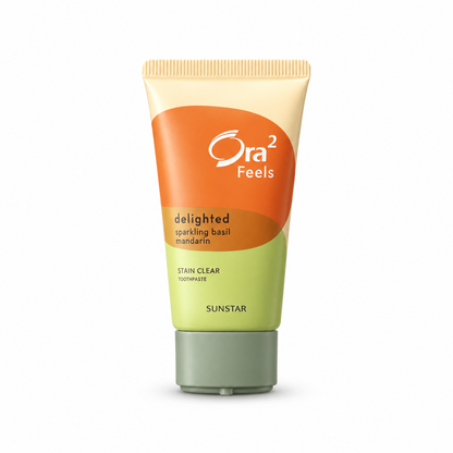 Ora2 Feels Stain Clear Toothpaste — Sparkling Basil Mandarin 70g