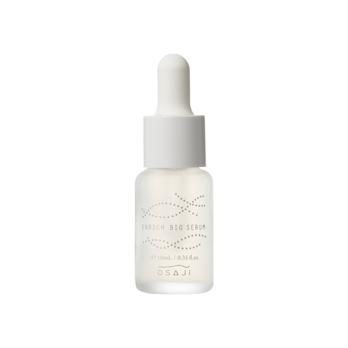 OSAJI Enrich Bio Serum 10mL Japanese pre-serum bottle on white background