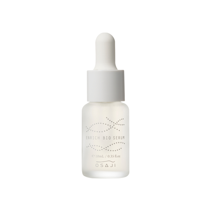 OSAJI Enrich Bio Serum 10mL Japanese pre-serum bottle on white background