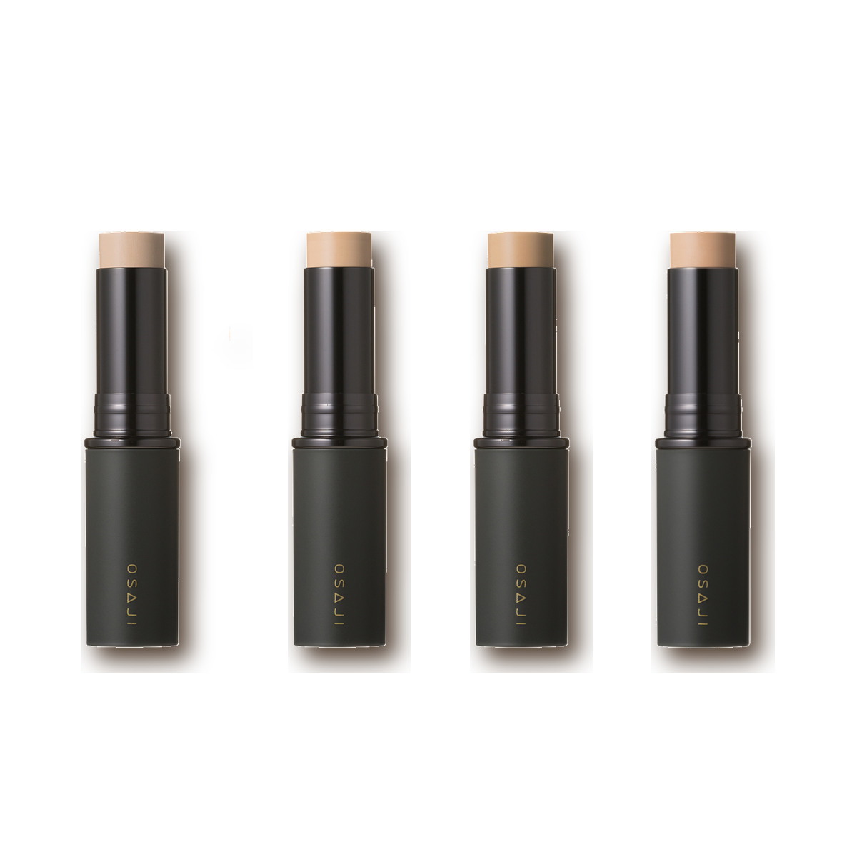 OSAJI Nuance Skin Sketch Foundation 4 shades simple white background product image