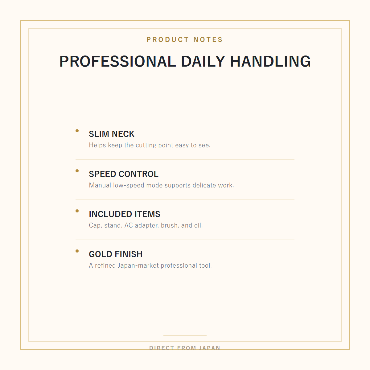 Panasonic ER-XT70-N Pro T-Blade Trimmer Gold THE BARIKAN professional handling notes