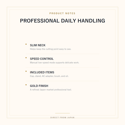Panasonic ER-XT70-N Pro T-Blade Trimmer Gold THE BARIKAN professional handling notes