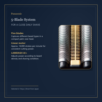 Panasonic LAMDASH PALM IN ES-PV70-A 5-blade shaving system