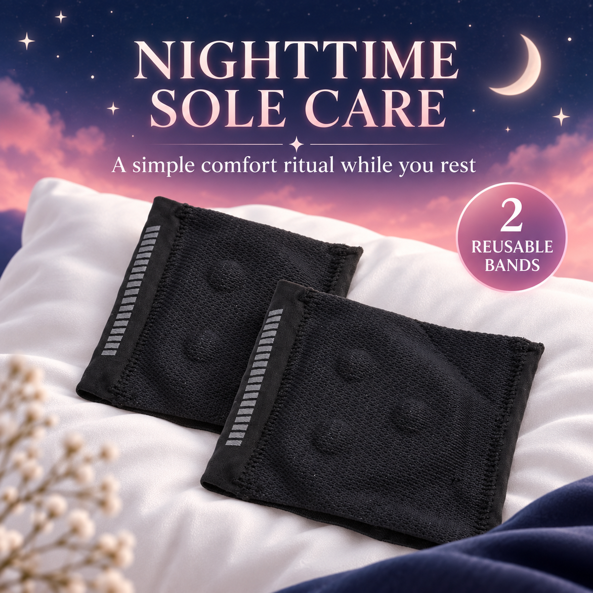 PIP ELEKIBAN Sole Care Bands nighttime care — reusable band product view
