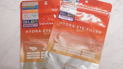 LuLuLun HYDRA-EYE-FILLER | Japanese Overnight Eye Patch 12 Sheets