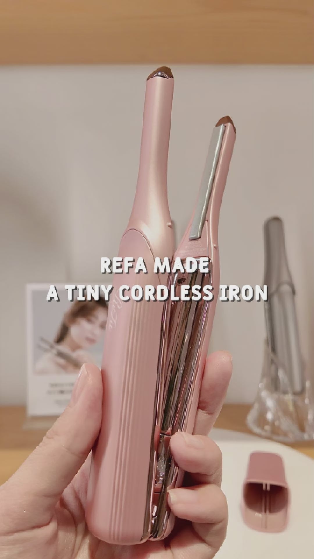 ReFa FINGER IRON ST | Japanese Cordless Mini Hair Iron | 4 Colors