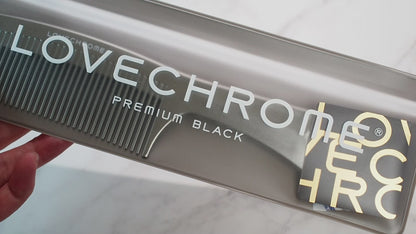 LOVE CHROME (R) PG TETSUKI PREMIUM BLACK | Japanese Premium Handle Comb