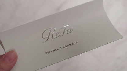 ReFa HERZKAMM AIRA | Hochwertiger japanischer Klappkamm mit Gesichtsrahmen