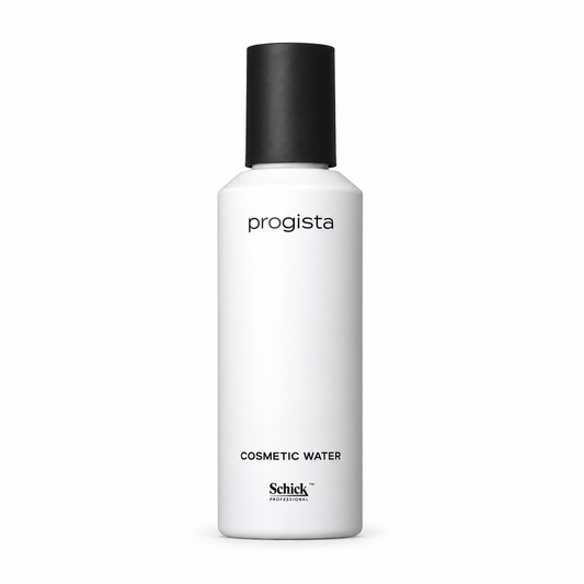 Schick progista Cosmetic Water 150 mL on white background