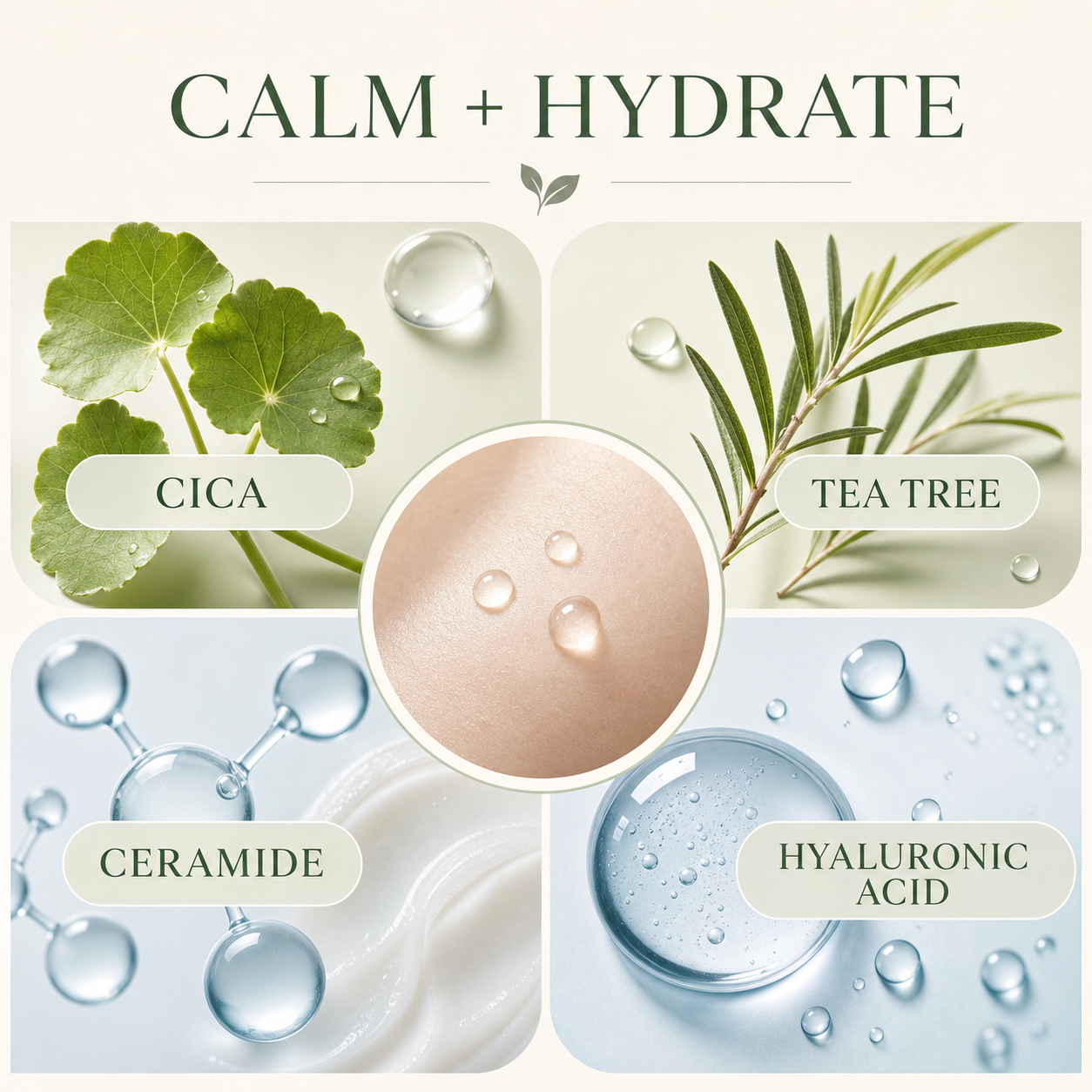 Pureal clear essence mask calming and hydrating ingredients