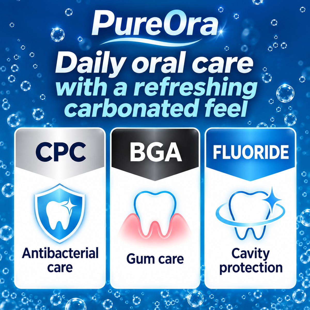 PureOra CPC BGA fluoride oral care
