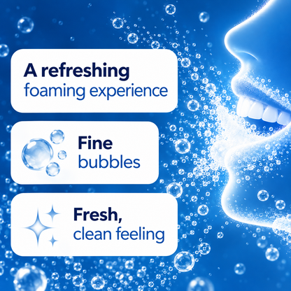 PureOra refreshing foaming experience