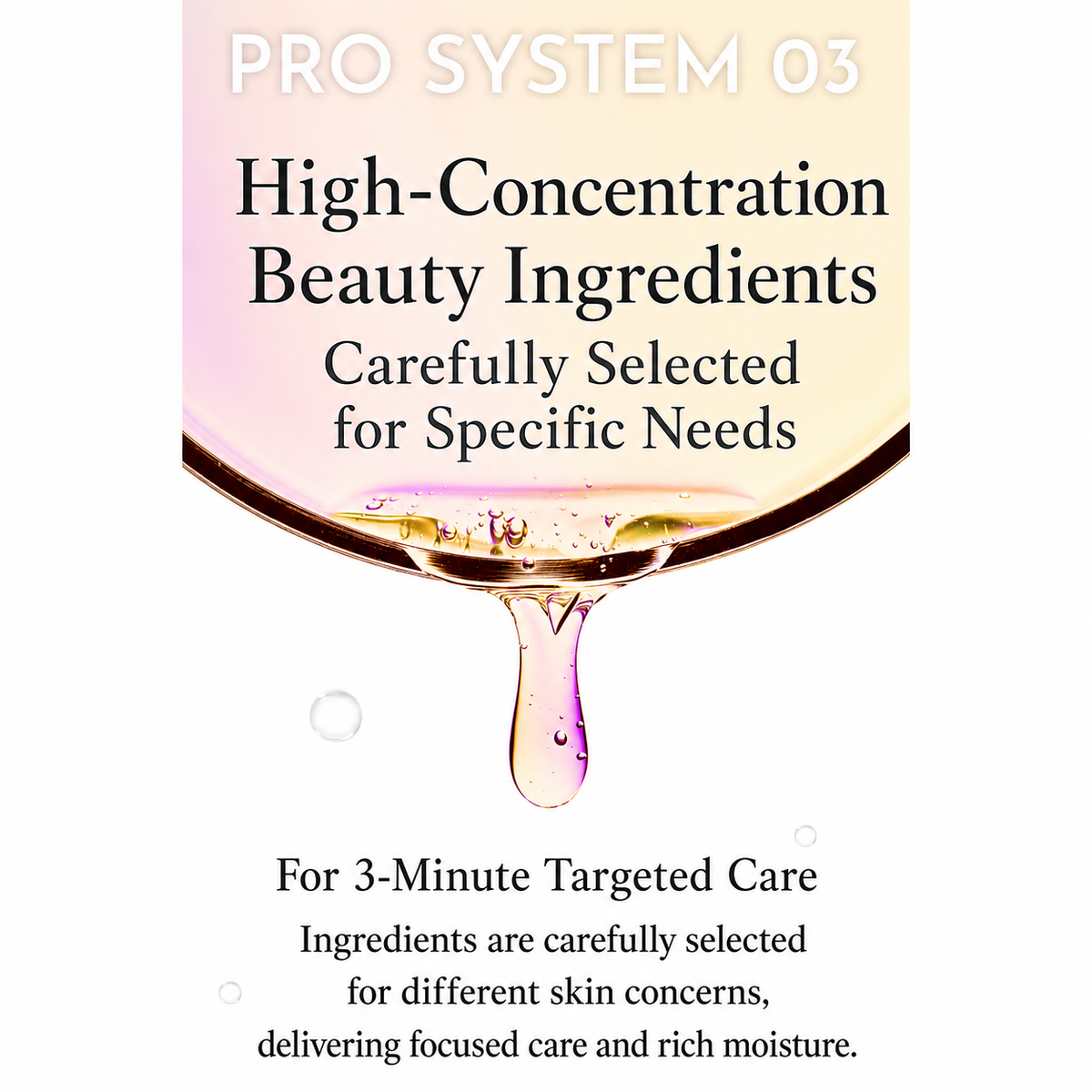 QUALITY 1st DERMA LASER PRO concentrated ingredients English infographic