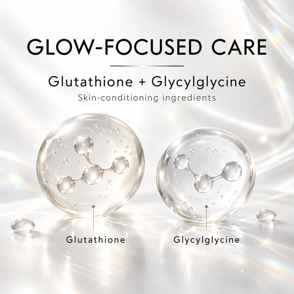 Glutathione and glycylglycine are skin-conditioning ingredients