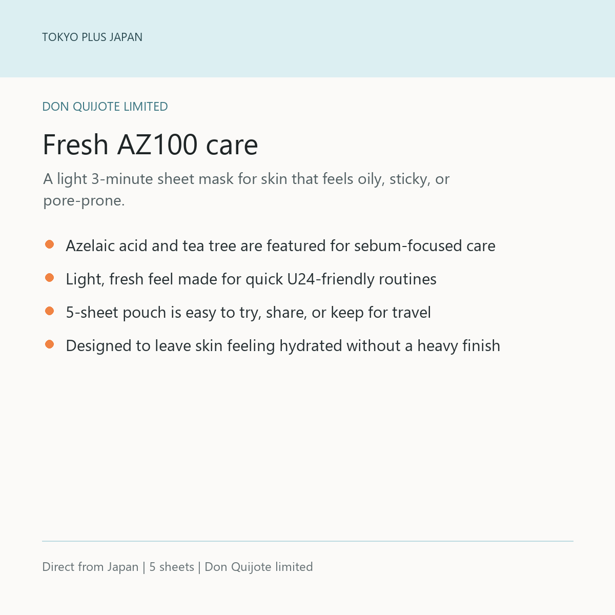 Quality 1st BeMe by Derma Laser Super AZ100 Mask key benefits