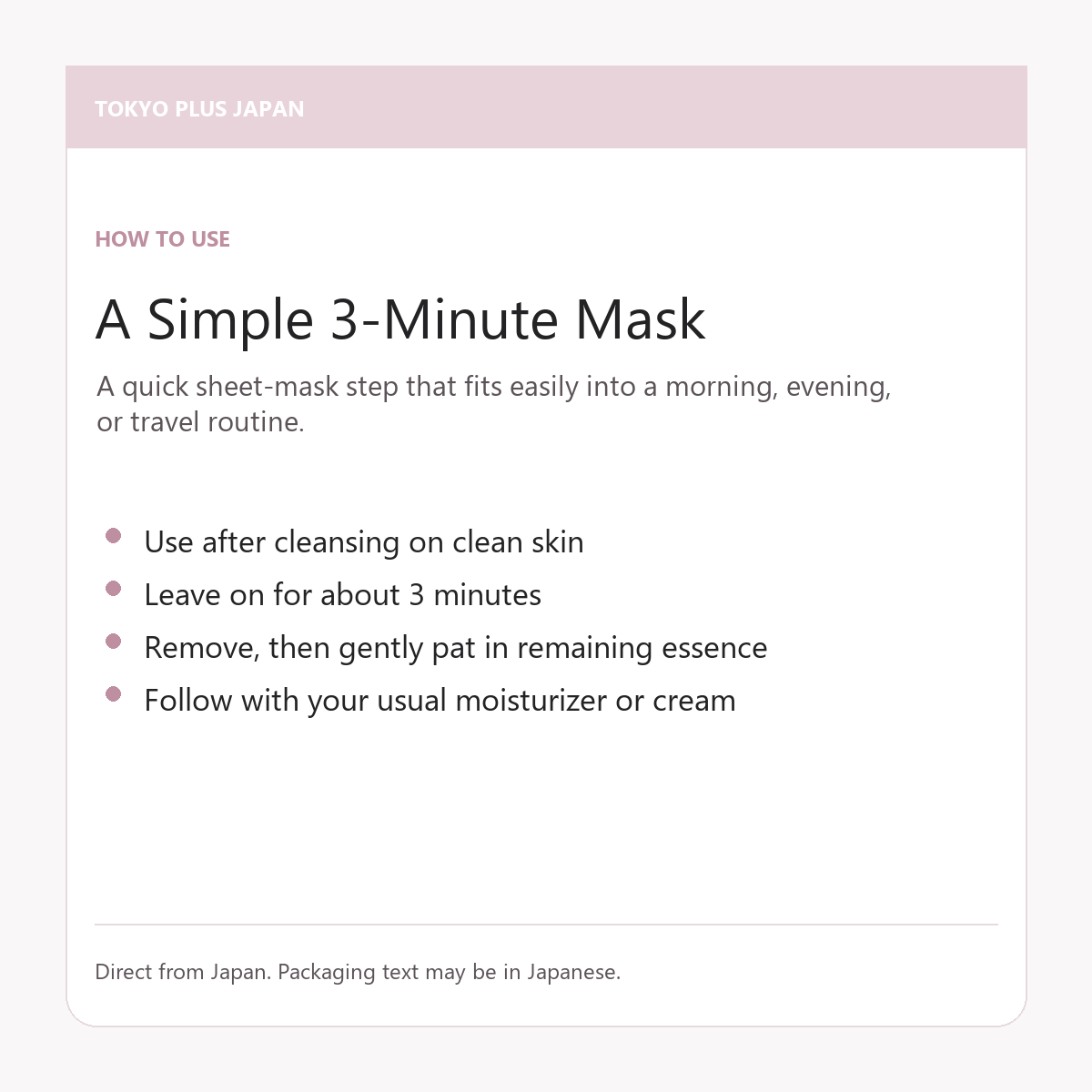 Quality 1st Derma Laser Super NMN100 Mask text-only how to use