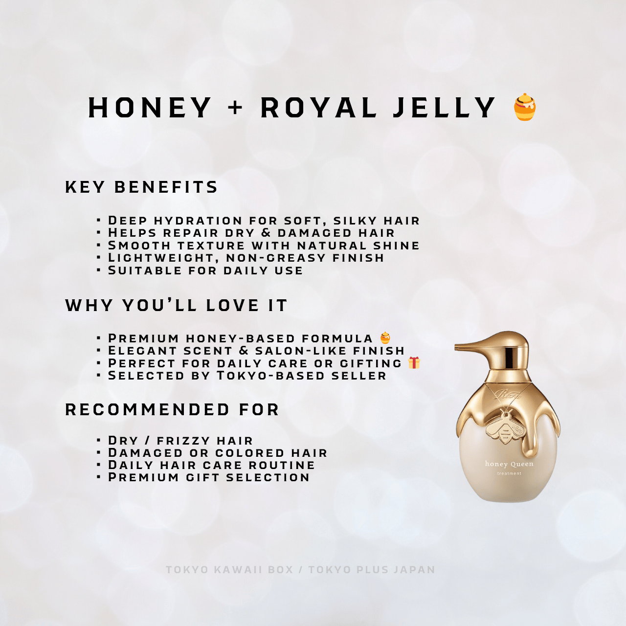ReFa HONEY QUEEN HAARPFLEGESET | Hochwertige Haarpflege aus japanischem Gelée Royale