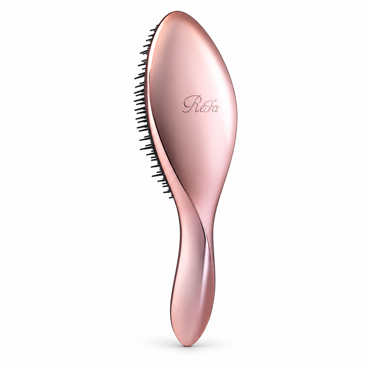 ReFa AILE BRUSH Rose Gold on white background