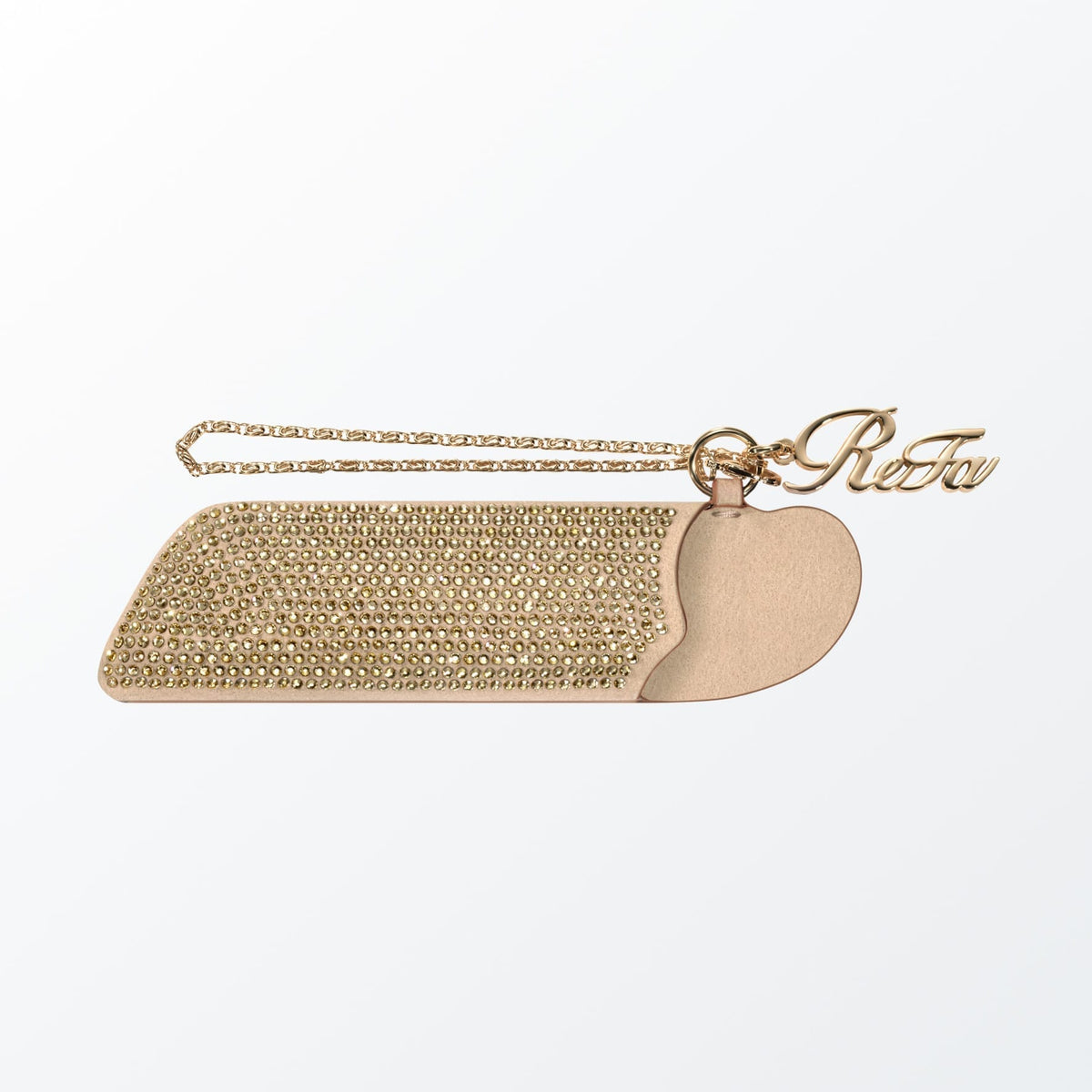 ReFa Aira CASE Jewel Gold on white background