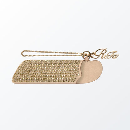 ReFa Aira CASE Jewel Gold on white background