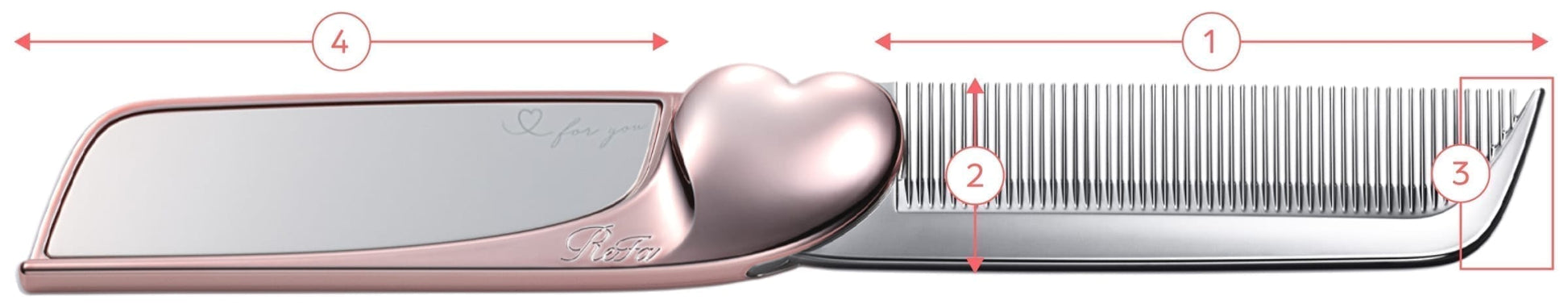 ReFa Aira MIRROR COMB official feature image