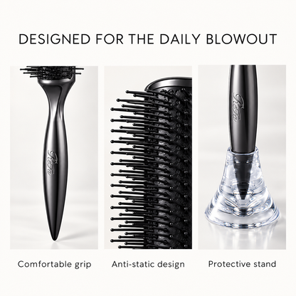 ReFa ARC BRUSH pin and handle details