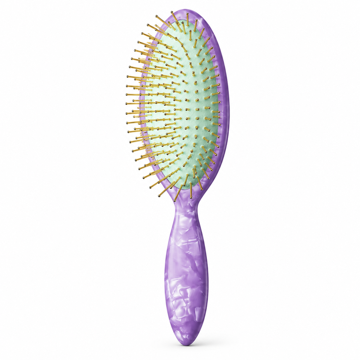 Escova de cabelo ReFa AURA Modern Purple em branco