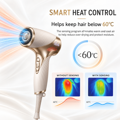 ReFa BEAUTECH DRYER SE smart heat control feature