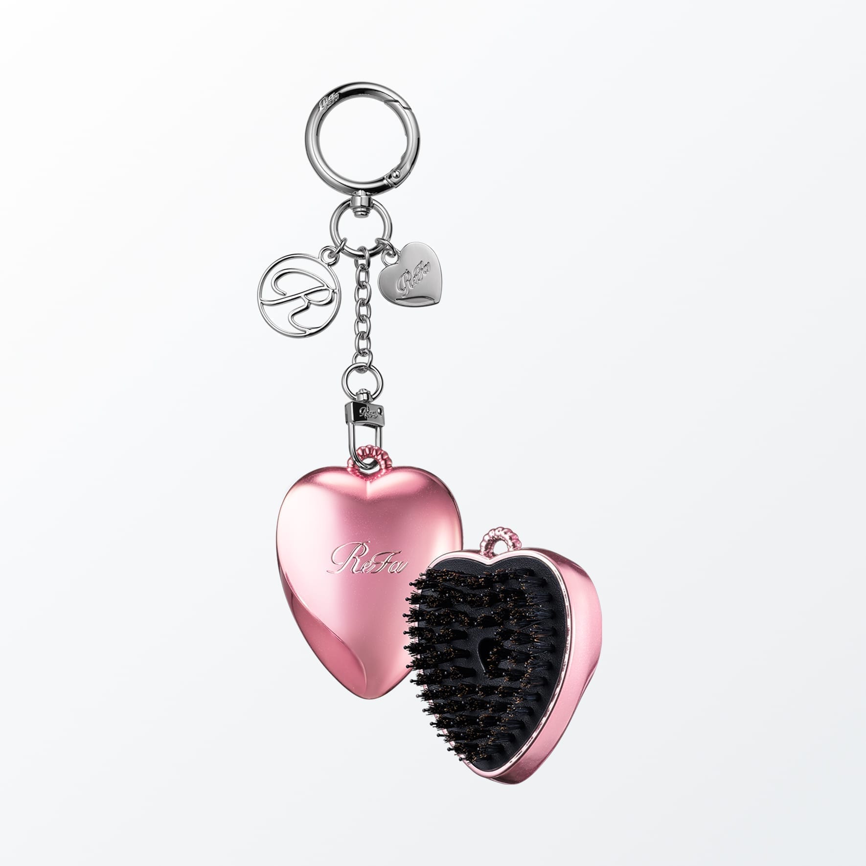 ReFa HEART BRUSH charm M Pink color