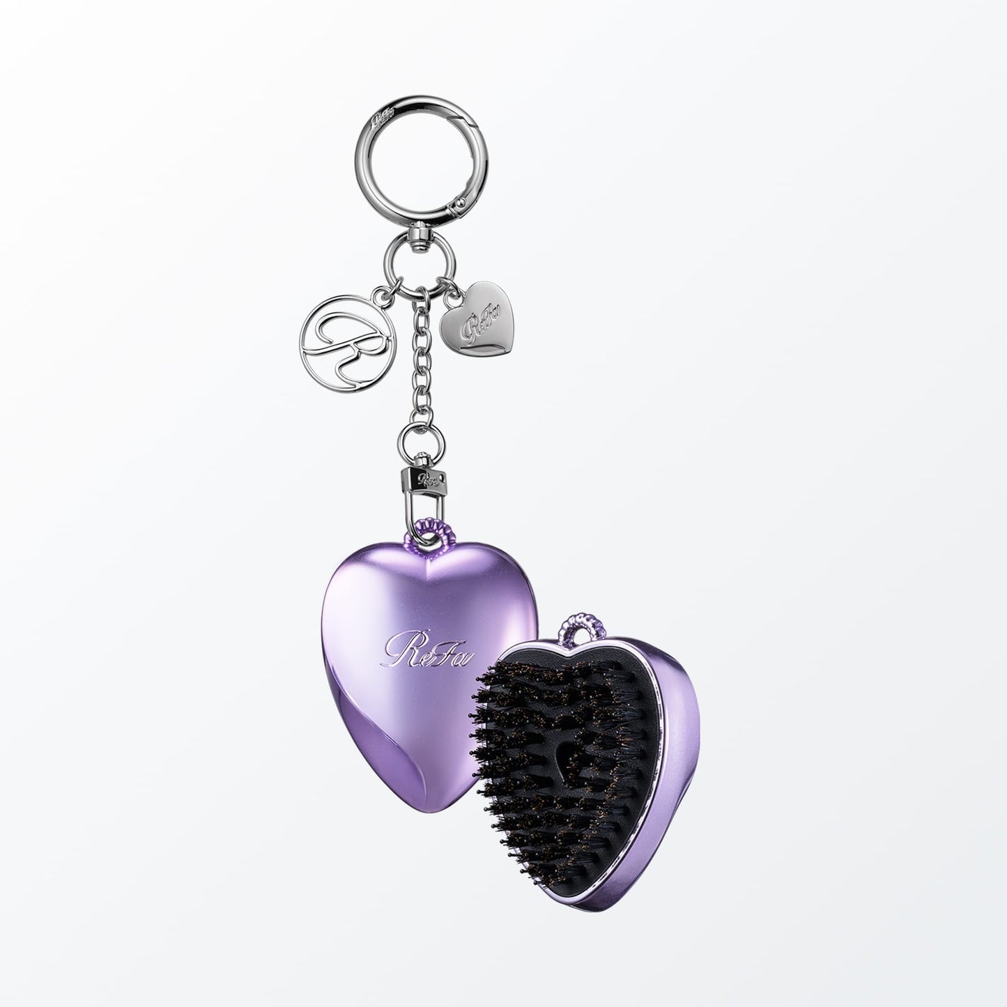 ReFa HEART BRUSH charm M Purple color