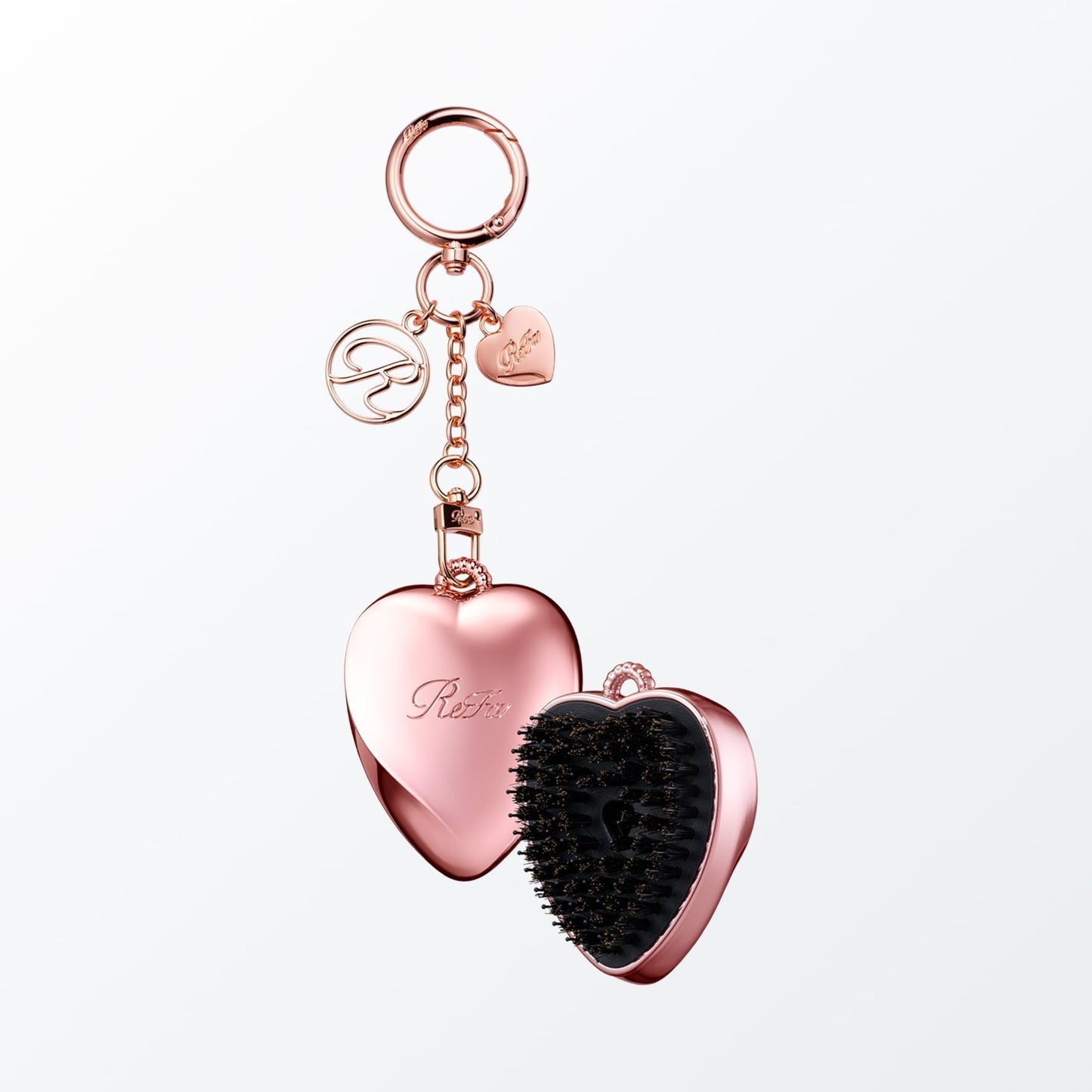 ReFa HEART BRUSH charm Rose Gold color