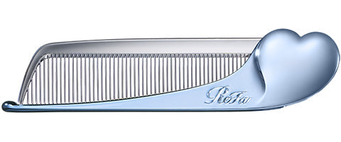 ReFa HEART COMB Aira Aqua Blue