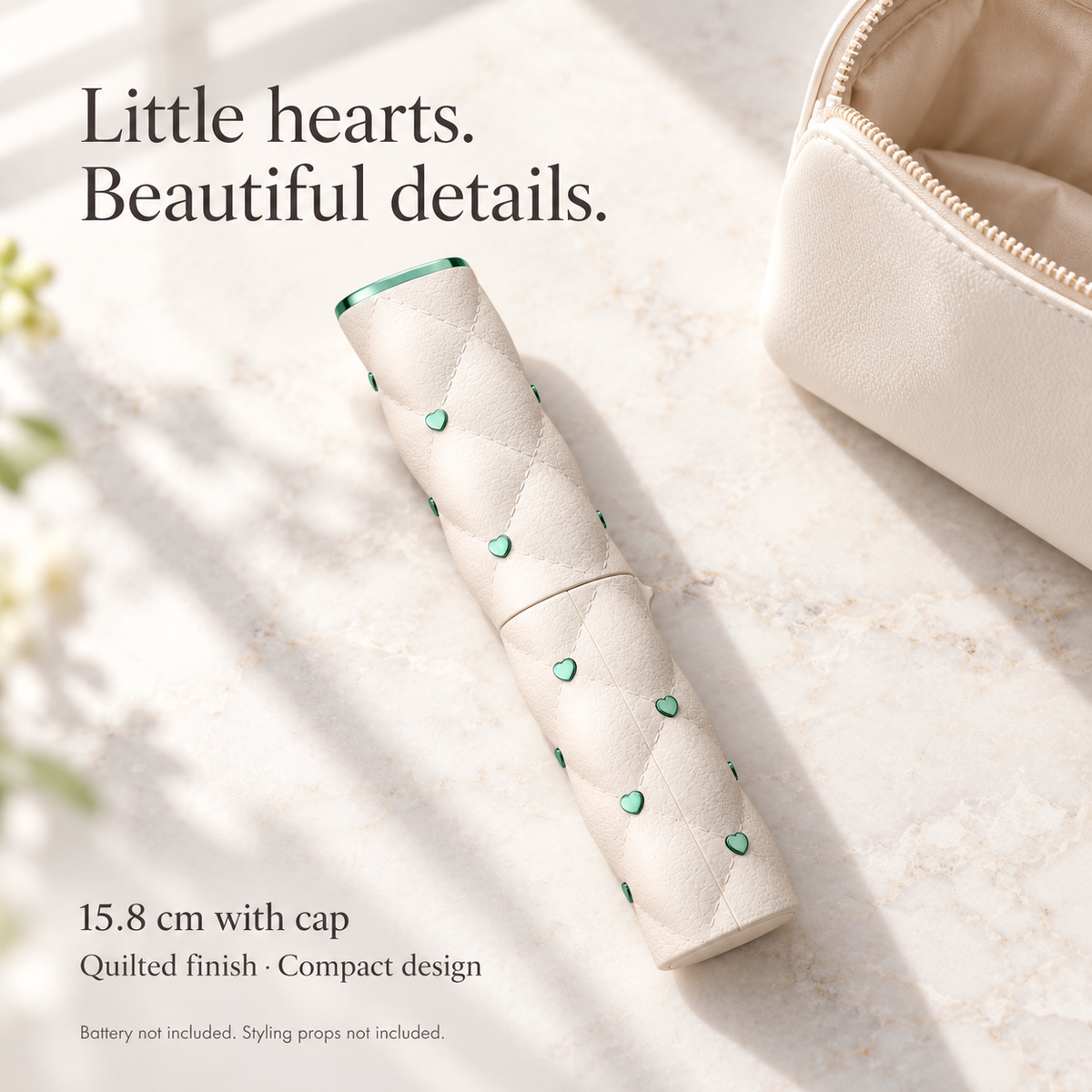 Compact 15.8 cm capped design
