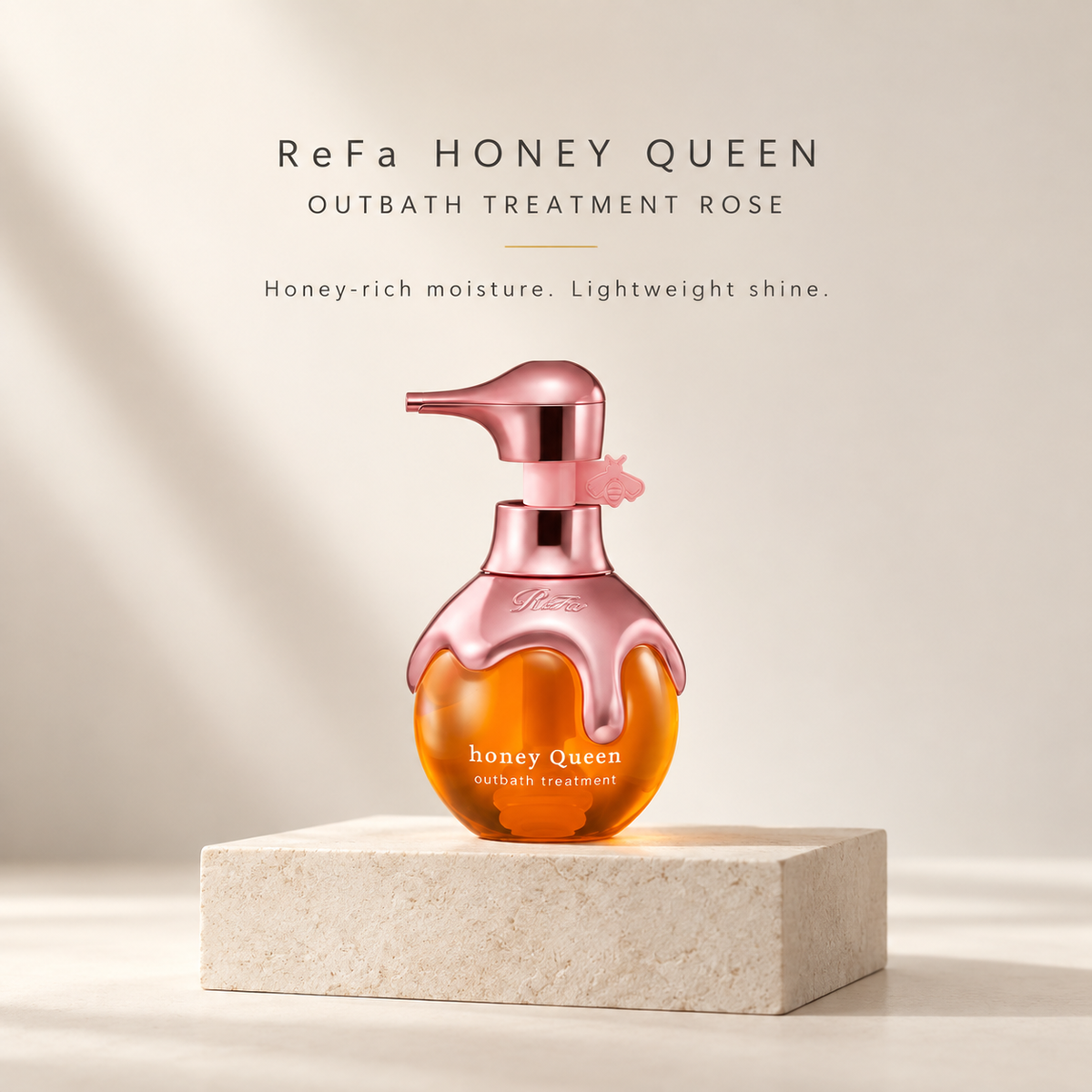 ReFa HONEY QUEEN Outbath Treatment Rose minimalist hero