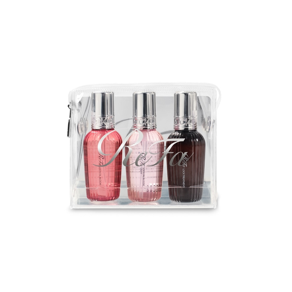 ReFa LOCK Series Mini Bottle Set Bloom PLAZA Limited on white background