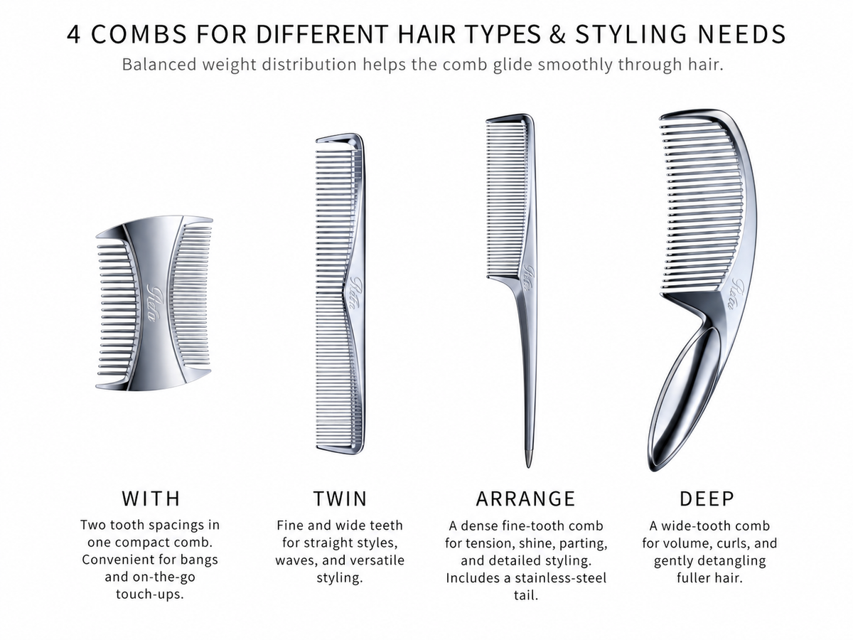 ReFa MARQUISE comb lineup and styling needs