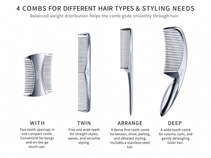 ReFa MARQUISE comb lineup and styling needs