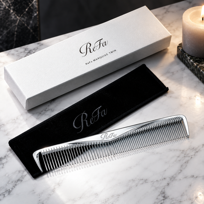 ReFa MARQUISE TWIN comb with authentic white box and black protective pouch