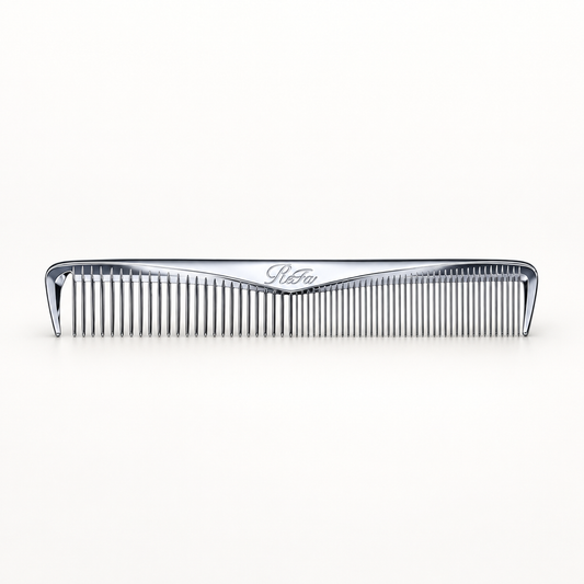 ReFa MARQUISE TWIN silver dual-tooth comb product