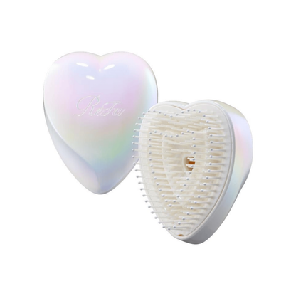 ReFa HEART BRUSH mini on a clean white background