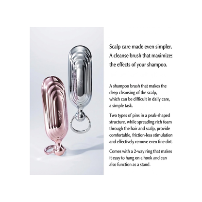 ReFa SHAMPOO BRUSH MILK shampoo lather and scalp care guide