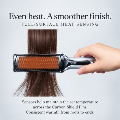 Full-surface heat sensing for even warmth