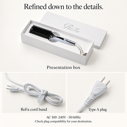 Presentation box cord band and electrical specifications