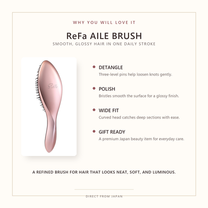 ReFa AILE BRUSH elegant why you will love it